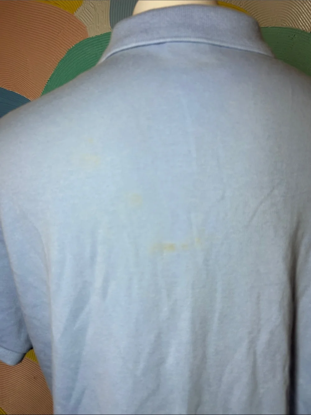 Ralph Lauren Men’s Sky Blue Polo with Yellow Pony sz M